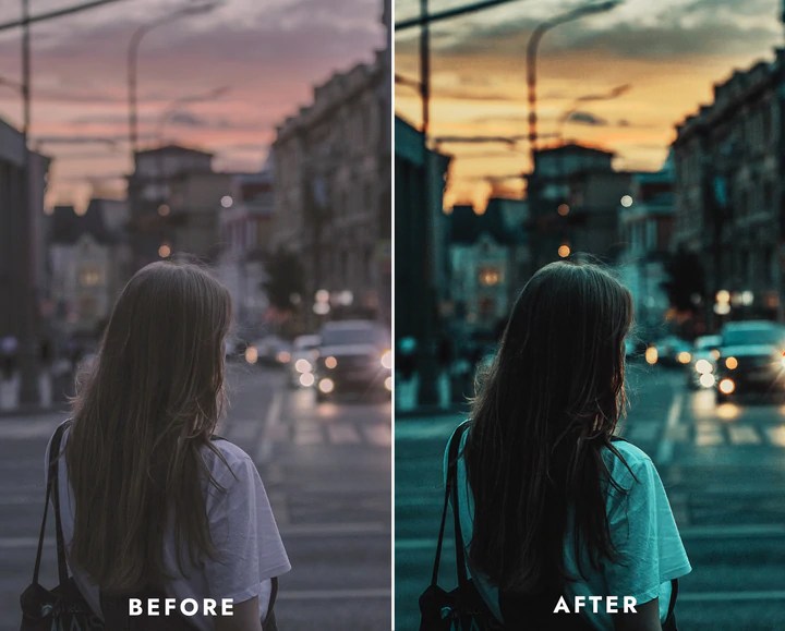 Lightroom presets night