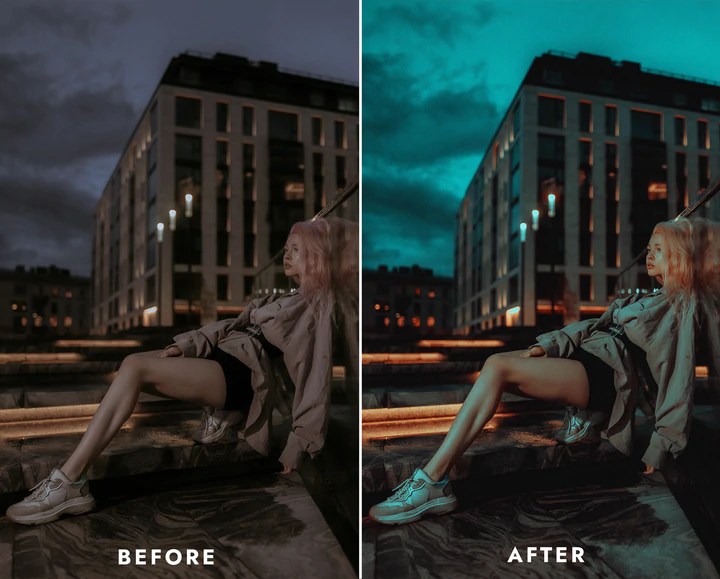 Lightroom presets noche