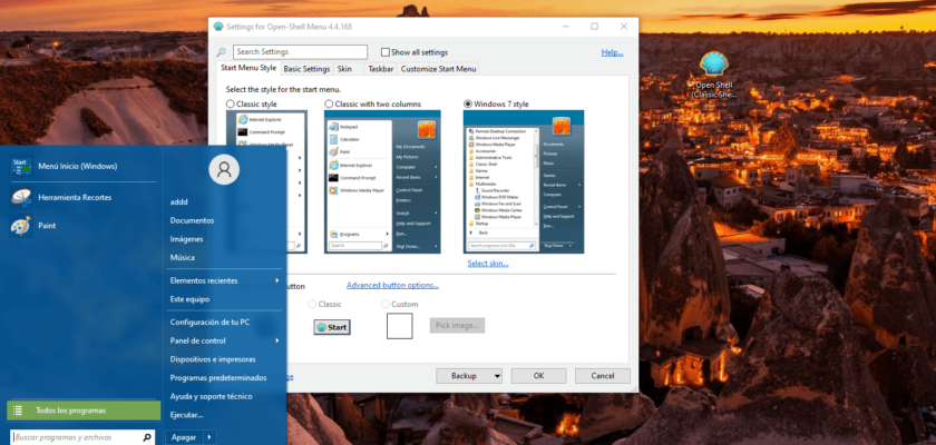 Menu Shell