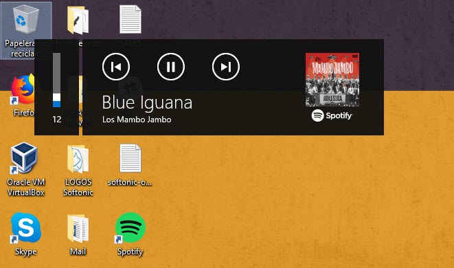 control de volumen